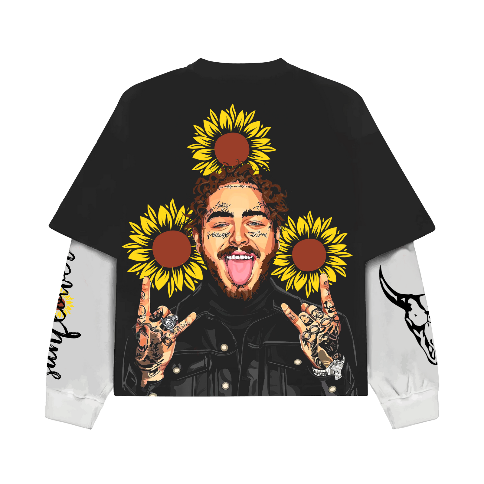 Helianthus Graphic Waffle Crewneck