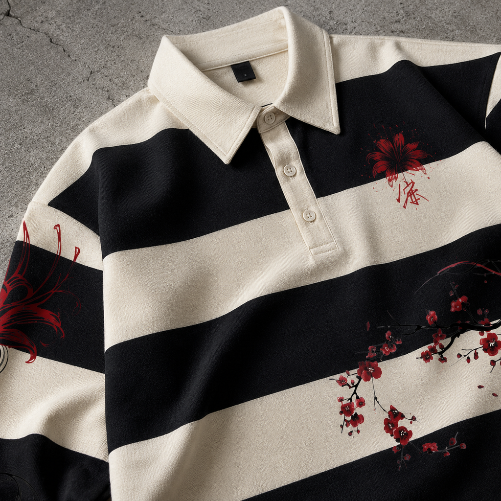 Trapped Stripe Polo