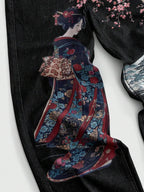 Sakura Heritage Wide-Leg Jeans